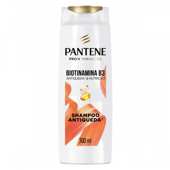 Shampoo Pantene Biotinamina B3 Antiqueda + Nutrição 300ml