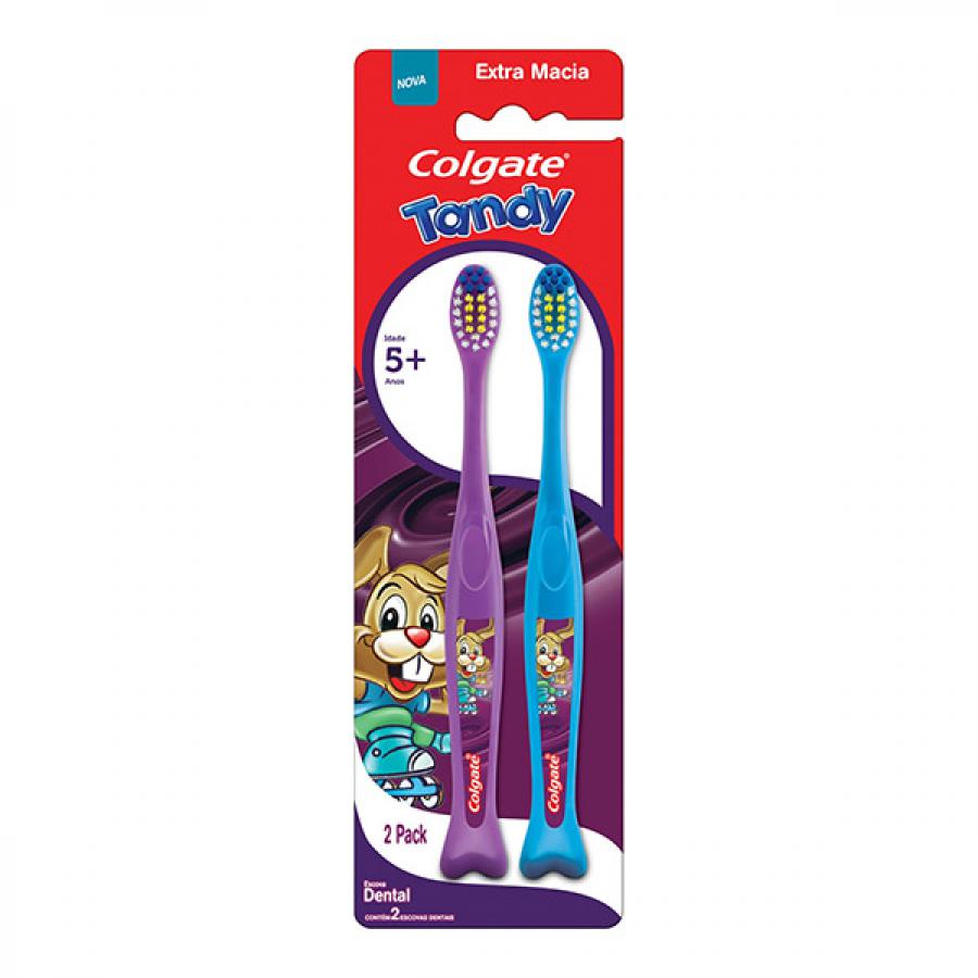 Escova Dental Colgate Tandy 5+ Com 2Unidades